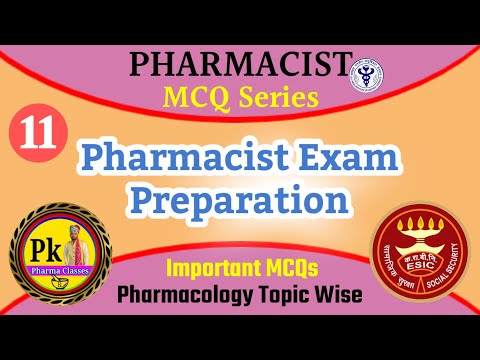 Pharma MCQs ll Pharmacist Exam Preparation ll ESIC Pharmacist Recruitment 2023 ll Pharmacist Vacancy