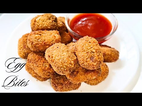 Crispy Egg Bites Recipe / Easy Snacks Recipe with Egg