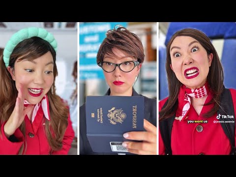 FUNNY JEENIE WEENIE SKITS COMPILATION | Try Not To Laugh Watching True Story on Cabin Crew