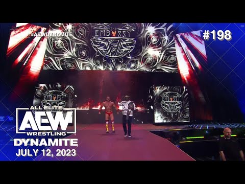 Big Bill & Brian Cage entrance with Prince Nana: AEW Dynamite, July 12, 2023