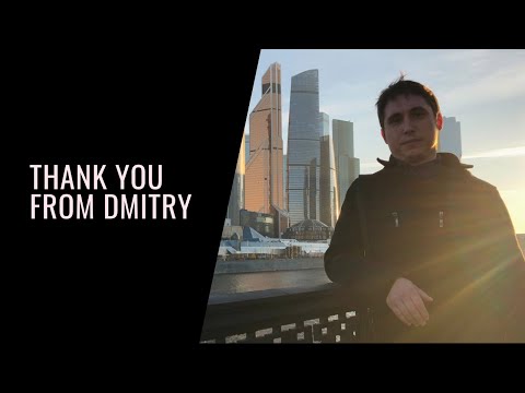 Thank you from Dmitry V. Silantyev!