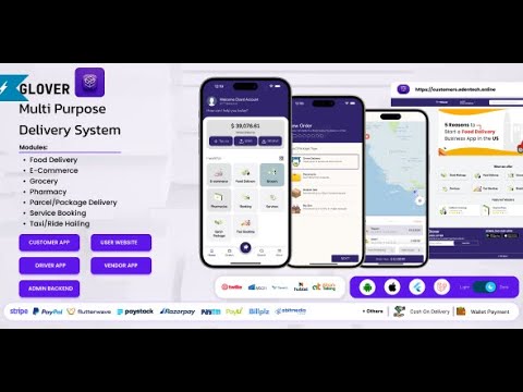 How to Build a Multi-Vendor Grocery, Food & Pharmacy Delivery Mobile App with Glover Flutter Script