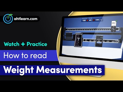 LearningTools: Reading Weight Measurements on a Physician Mechanical Beam Scale