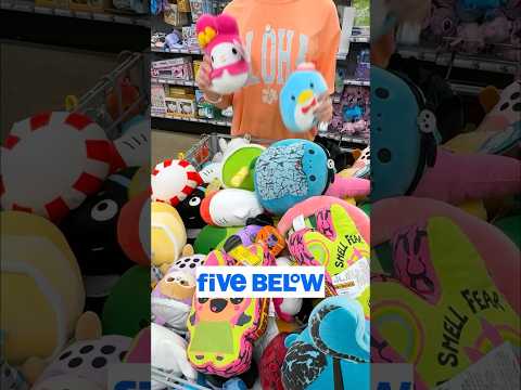 $20 SHOPPING CHALLENGE at FIVE BELOW! 😱🛍️ *$1 Squishmallows & Skincare*