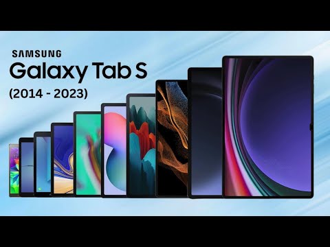 Evolution of Galaxy Tab S (2014-2023)