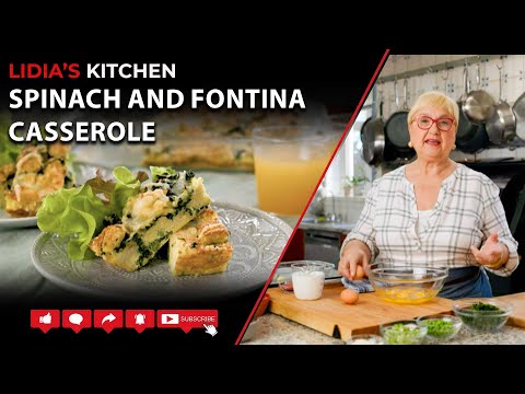 Spinach and Fontina Casserole