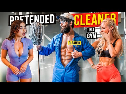 Cleaner ANATOLY Shocks GIRLS in a GYM |  Anatoly GYM PRANK #24