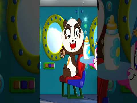 Airplane Fun to Learn Colors - #nurseryrhymes #fingerfamily #kidssongs #Shorts