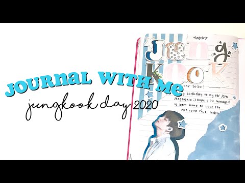 Kpop journal with me : jungkook day 2020 | BTS Jungkook Day 2020