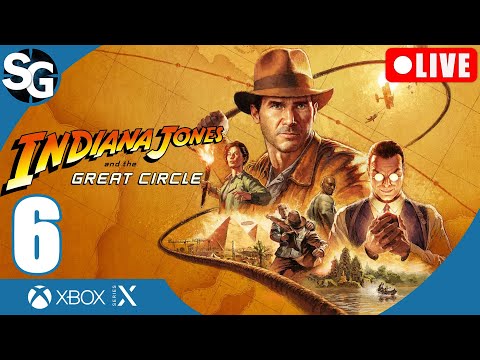 🔴 LIVE | Indiana Jones and the Great Circle Walkthrough Gameplay | Idol of Ra - Session 6