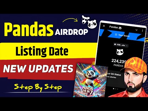 Pandas Airdrop Listing Date | Pandas Airdrop New Update | Pandas Earning App | Pandas Bot |