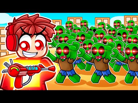 I Pretended To Be A NOOB in Roblox Zombies!