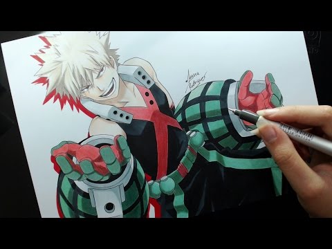 Speed Drawing - Katsuki Bakugou (Boku no Hero Academia)