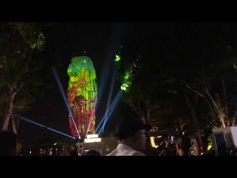 【天狼劍】新加坡《聖淘沙魚尾獅》 Part 2 MERLION MAGIC LIGHTS