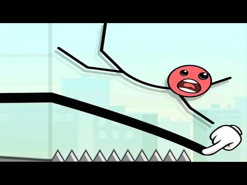 Mr Bounce - Funny Stickman Puzzle Game - All Levels - Gameplay Walkthrough