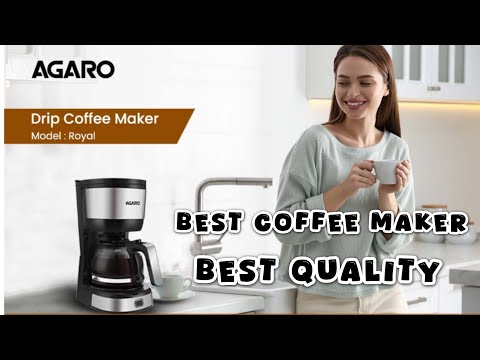 AGARO Royal 4 Big Cups Drip Coffee Maker,  #agaro #coffeemaker #agaro_coffeemaker #coffee