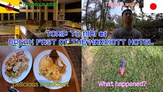 【vlog】🇲🇾Trip to Miri : Breakfast at the Marriott Hotel（マレーシア：ミリ、マリオットホテル）