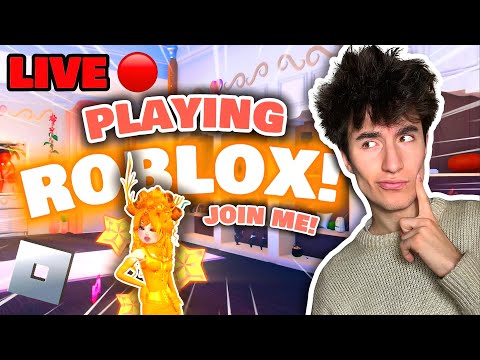 🛑LIVE! Playing ROBLOX + PREPPING FOR DTI UPDATE! JOIN ME!