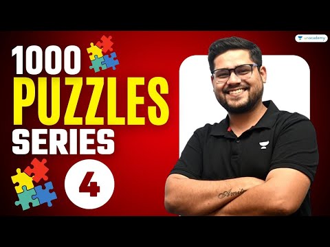 (Class-4) 1000 Puzzle Series | Reasoning For Bank Exams 2023 | Ankush Lamba | Bank Affairs