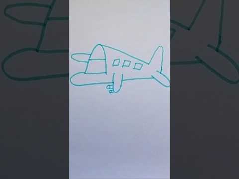 Easy aeroplane drawing| easy drawing for kids