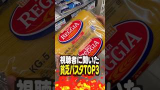 【第7弾】視聴者に聞いた貧乏パスタTOP3