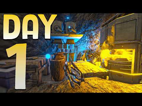 SOLO Wiping Highlands E Cave On Wipeday in ARK