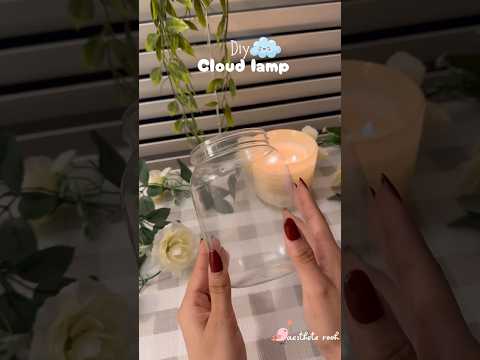 DIY cloud lamp☁️ #diy #trending #aesthetic#explore #explorepage #exploremore #art