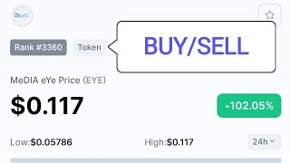 How To Buy/Sell MeDIA eYe (EYE) Token on Trust Wallet 💰| How To Buy/Sell (EYE) Token Uniswap