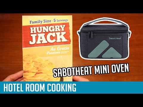 Hungry Jack Au Gratin Potatoes In A Sabotheat Mini Oven - Hotel Cooking