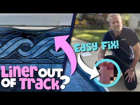 How To Put A Vinyl Liner Back In Track!