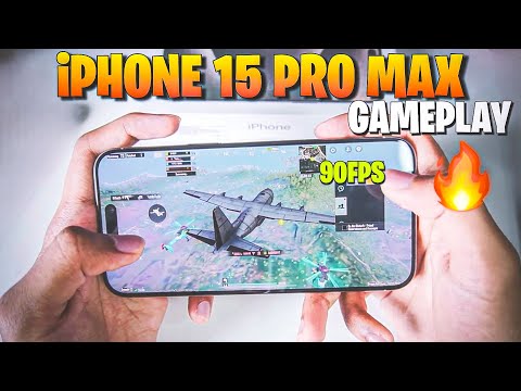 iPHONE 15 PRO MAX 🔥 BGMI TEST 90FPS ?? #shorts