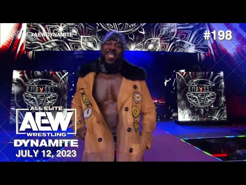 Swerve Strickland entrance with Prince Nana: AEW Dynamite, July 12, 2023