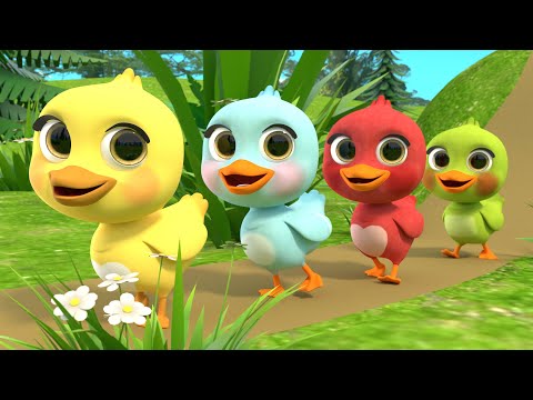 🦆🐥🐥🐥🐥🐥 5 Little Ducks song | Newborn Baby Songs & Nursery Rhymes