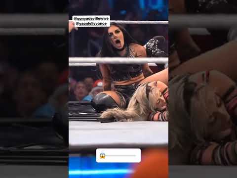 Liv Morgan vs Sonya Deville fight in the WWE, Friday Night Smackdown | YaOnlyLivvOnce  #shorts