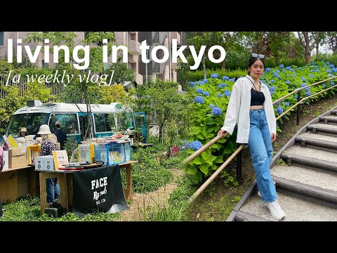 Living in Tokyo VLOG 🇯🇵 back in japan, hair tutorial grwm, biking to odaiba