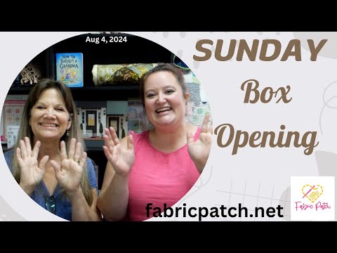 Sunday Box Opening with Cindi and Brianna - We have a special HELLO and good company!