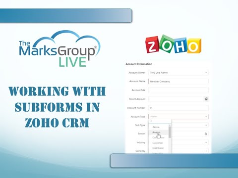 Zoho CRM Subforms: How to Work With Them