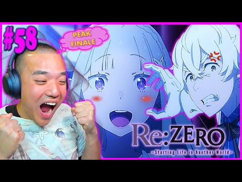 THIS PEAK CLIFFHANGER HAD ME SCREAMING | Re:Zero Season 3 Episode 8 REACTION [リゼロから始める異世界生活 第58話の反応]