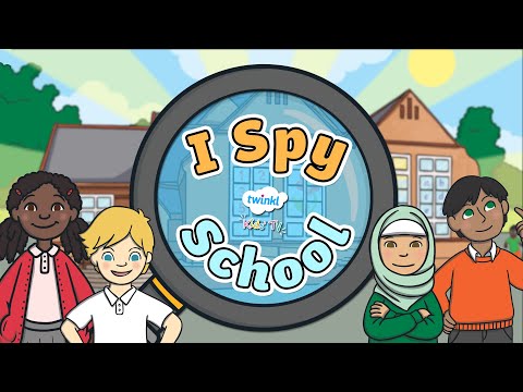 I Spy at School | Interactive Video for Kids | Twinkl kids Tv