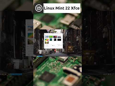 Linux Mint 22 “Wilma” Xfce Quick Overview #shorts