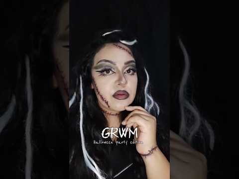 GRWM para ir a un halloween 😈👻#grwm #HalloweenMakeUp #maquillajefacil #easymakeup #fiestadehalloween