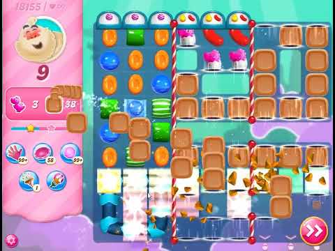 Candy Crush Saga Level 18155 - NO BOOSTERS | SKILLGAMING ✔️