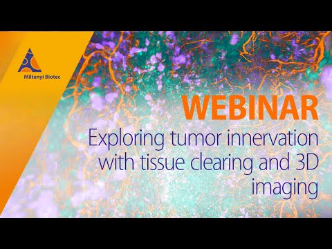 Exploring tumor innervation with tissue clearing and 3D imaging [WEBINAR]