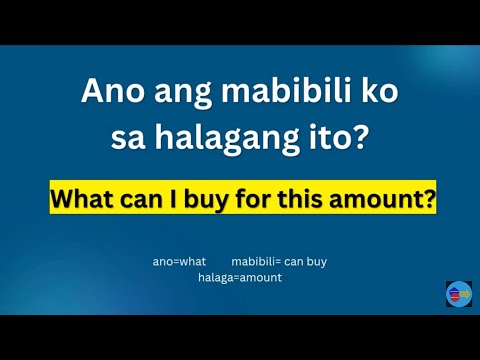 TAGALOG ENGLISH TRANSLATION SENTENCES FOR FILIPINO LEARNERS