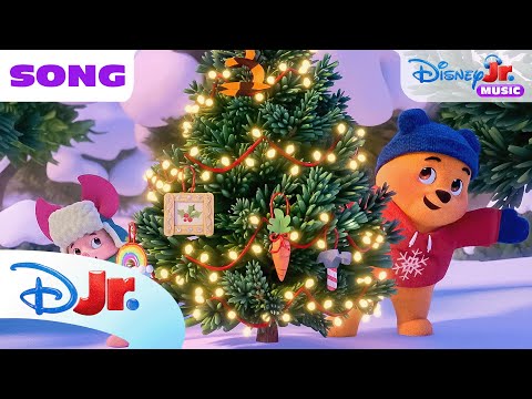 Playdate with Winnie the Pooh "The Perfect Christmas Tree" Song 🎄🎶| Music Video | @disneyjr