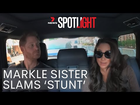 Meghan Markle's sister SLAMS taxi chase 'stunt' | 7NEWS Spotlight Exclusive