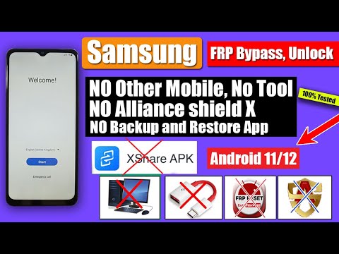 ALL Galaxy FRP Bypass Without Pc / Unlock Google Account Android 11/12