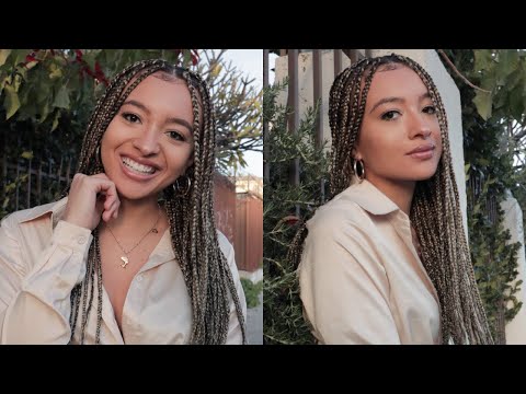 COME WITH ME TO GET SMALL BOX BRAIDS FOR THE FIRST TIME // VLOG