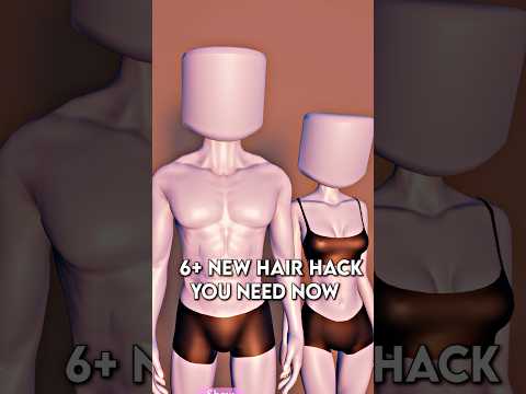 🚨HURRY 6+ NEW SECRECT HAIR HACKS IN DRESS TO IMPRESS #roblox #robloxsh