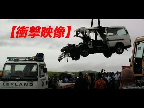 【衝撃映像】海外自動車事故　衝撃クラッシュシリーズ 2014　決定的瞬間　Car Crash Compilation No 124